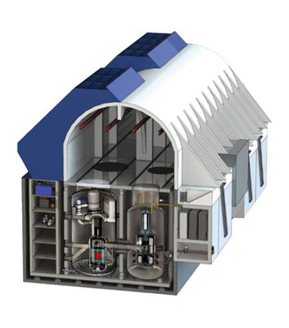 1060-MWe EM2 plant building structure
